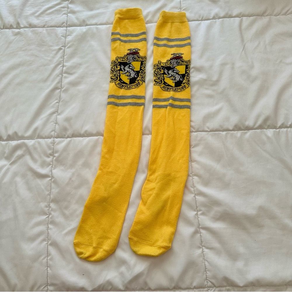 Yellow Hufflepuff Socks
